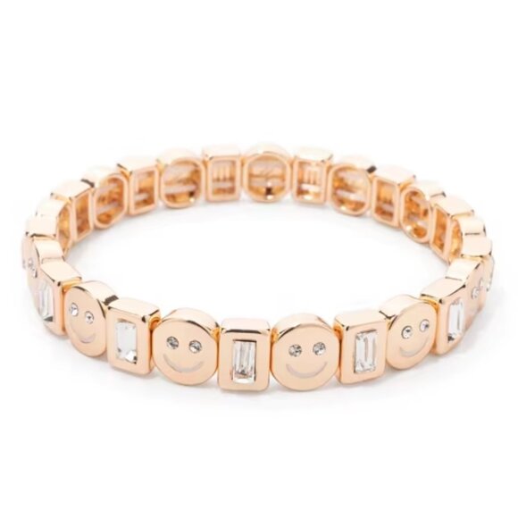 Happy Face Bracelet, Trending Bracelet, Women's Jewelry, Women's Gold Bracelet - Picture 1 of 1